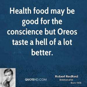 Health food may be good for the conscience but Oreos taste a hell of a ...