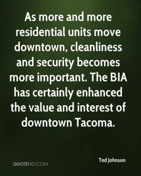 units move downtown, cleanliness and security becomes more important ...