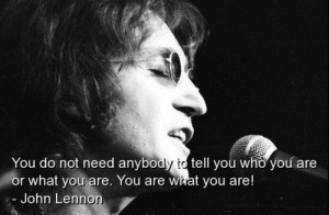 you love it matters only that you love john lennon