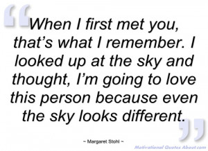 when i first met you margaret stohl