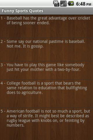 Funny Sports Quotes - screenshot