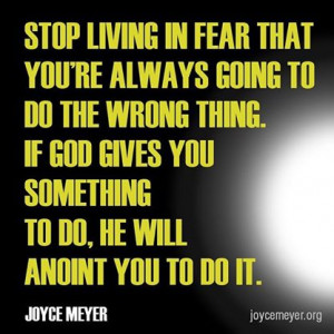 Stop Living in Fear!
