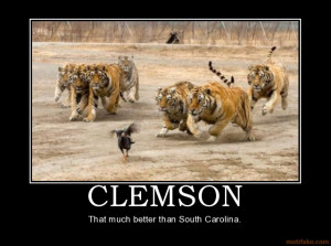CLEMSON - That much better than South Carolina.