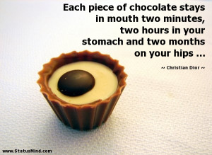 ... two months on your hips ... - Christian Dior Quotes - StatusMind.com