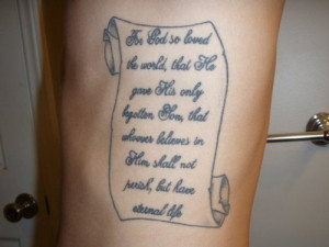 Elegant Bible Verse Tattoos Design, bible verse tattoos for girls ...