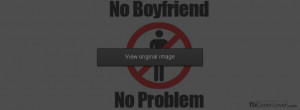 Click below to upload this No Boyfriend, No Problem Cover!