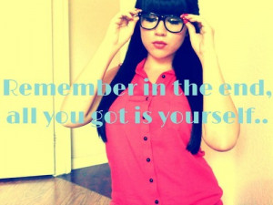 Most popular tags for this image include: quoted, cute, girl, hipster ...