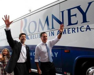 Ann & Mitt Romney at the Republican Convention on August 28, 2012