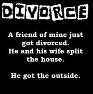 Divorce humor