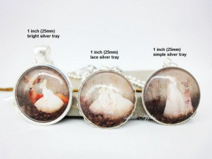 Sassy quote counterproductive attitude glass 1 inch necklace keychain