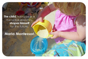 Look for open-ended materials like cardboard tubes, giant boxes ...