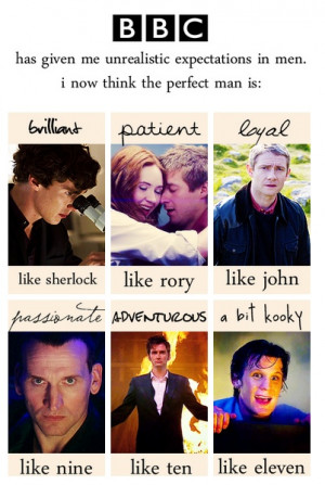 BBC gives unrealistic expectations in men. ♥