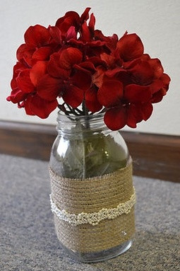 ... Ribbon Trim Country Wedding Craft Primitve Canning Mason Jar | eBay