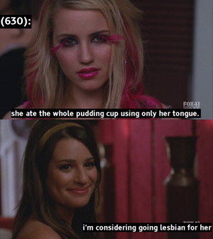 Glee Rachel and Quinn Quotes