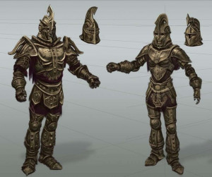 Dwemer Armor Rough Sketch concept art from The Elder Scrolls V: Skyrim ...
