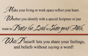 Christian words on your wall and scripture art can help you stay ...