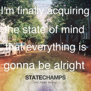 one of my favorite lyrics from their album. Elevated-state champs