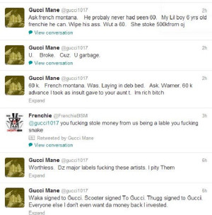 Gucci Mane sounds off on Waka Flocka Flame again on Twitter, gets into ...
