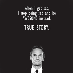 awesome, b&w, barney, black, black and white, how i met your mother ...
