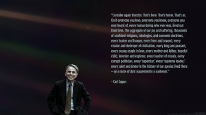 Carl Sagan – Consider again that dot…