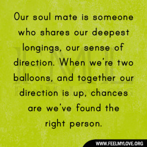 ... is someone who shares our deepest longings, our sense of direction
