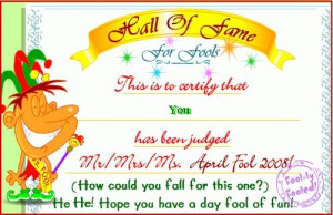 April Fool’s Day 2014 & The Origin of April Fool’s Day