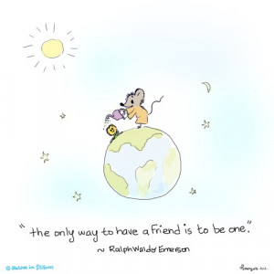 love quotes friends cartoon inspiration meditation yoga zen emerson ...