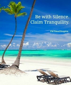 Tranquility quote via 