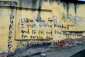 Sad Graffiti Quotes Andro's graffiti as art.