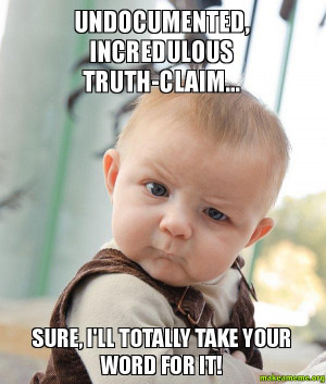 Skeptical Baby meme