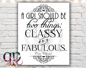 coco chanel quote print chanel poster