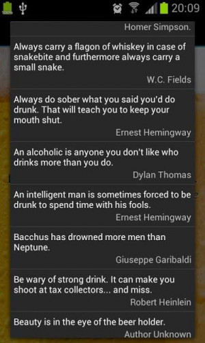 Drinking Quotes Screenshot 4