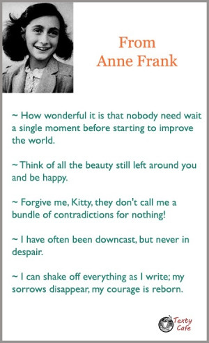 Anne Frank most famous quotes
