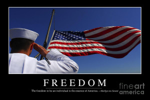 Freedom Inspirational Quote Photograph