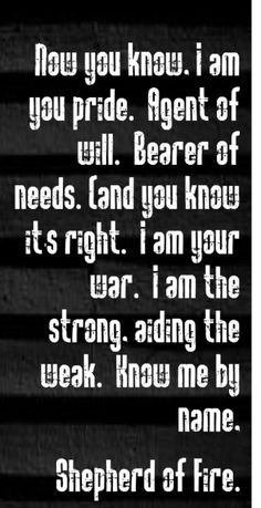 Avenged Sevenfold - Shepherd of Fire - song lyrics, song quotes, songs ...