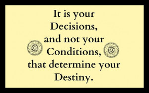 ... {Determine your destiny}inspiration quote rustic wall art home decor