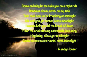 Randy Houser- Running Out of Moonlight