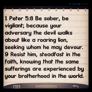 Peter 5:8-9Peter 589, Bible Verses