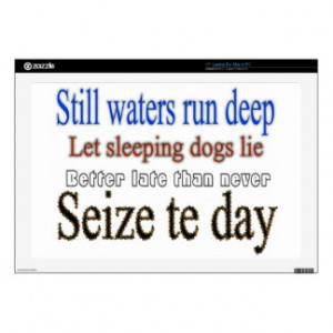 Famous Quotes And Sayings Laptop Skins (for Mac & PC)