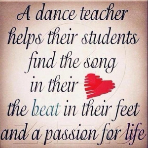 Dance Teacher Helps Their Students Find The Song In Their Heart The ...