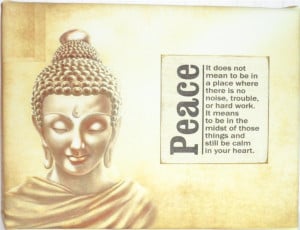 Details about Framed Canvas Print BUDDHA Inspirational Quote, Wall Art