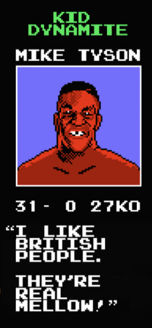 Punch-Out Screens Plus Real Mike Tyson Quotes