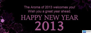 Happy new year 2013 quote timeline cover