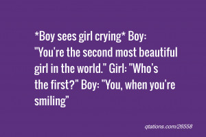 You Are The Most Beautiful Girl Quotes. QuotesGram