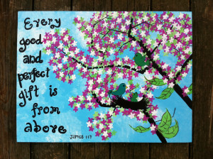 Canvas Painting Ideas With Bible Verses The sides are painted and