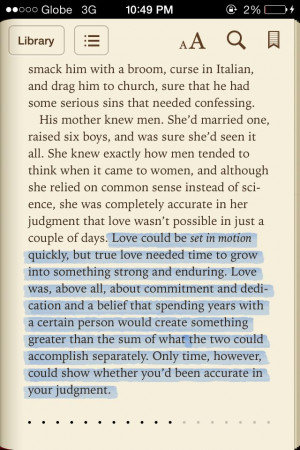 True Believer Nicholas Sparks Quotes Nicholas sparks, true believer