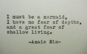 ANAIS NIN Quote Hand Typed Typewriter Quote Typed with Vintage ...