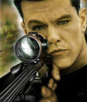 Matt Damon as Jason Bourne in The Bourne Identity (2002)