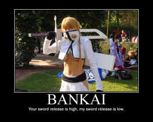 Bankai Bleach Motivational Poster