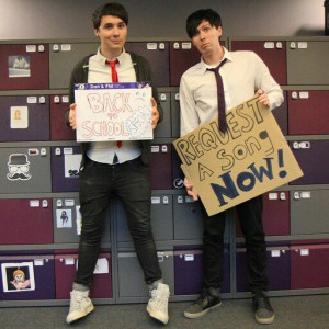 Dan Howell and Phil Lester they need their glasses ! ;)